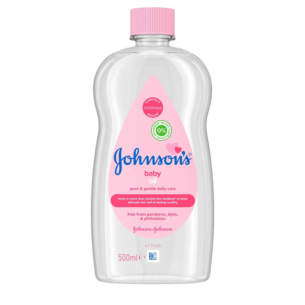 J & J BABY OIL 500 ML /12