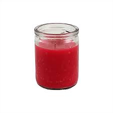 CANDLE 50 HR 3" RED 24PK