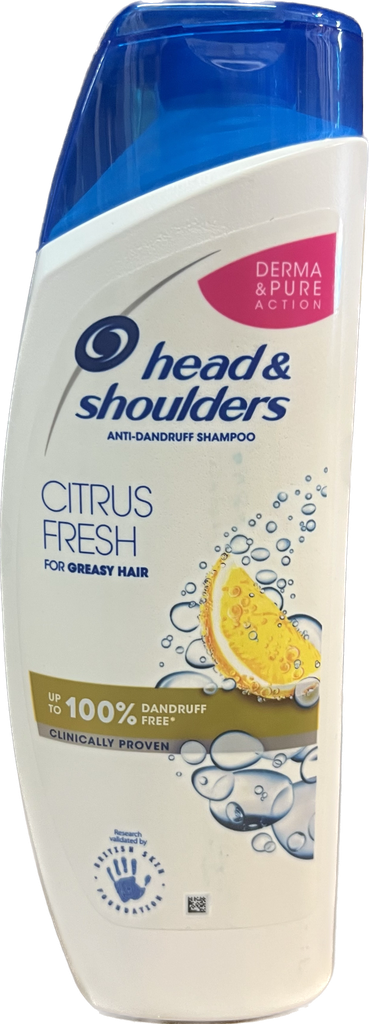 HEAD & SHOULDER SHAMPOO Citrus Fresh 500ml /6