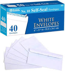 ENVELOPES PEEL & SEAL  40PK /24