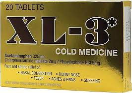 XL-3 COLD MEDICINE 20CT (AMARILLO) /24 exp 3/26