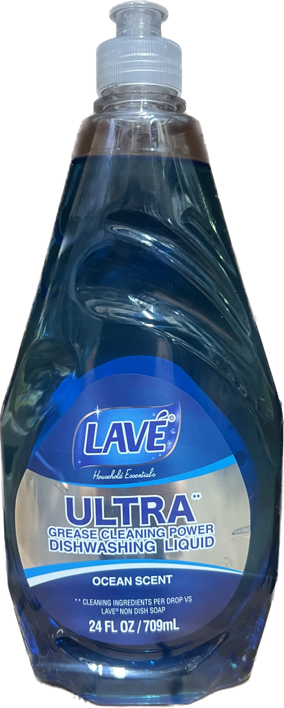 LAVE ULTRA DISH LIQUID OCEAN SCENT 24oz/9