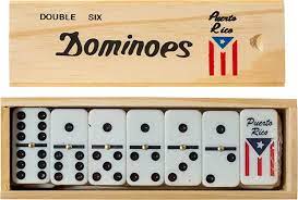 DOMINO 6/6 WOOD BOX PTO.RICO /24