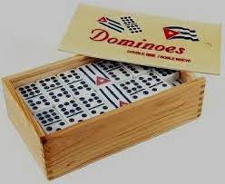 DOMINO 2/9 WOOD BOX CUBA CACIQ /12