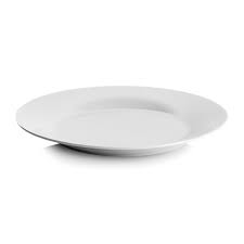 CERAMIC WHITE DINNER  10.5 PLATE/24