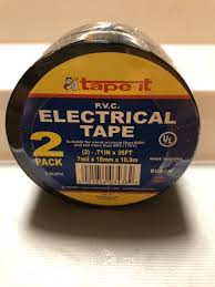 TAPE BLACK ELECTRIC 2-PK /48 (E362PK)