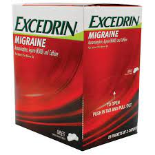 EXCEDRIN MIGRAINE Disp. BOX 25 X 2'S /20 exp 8/26