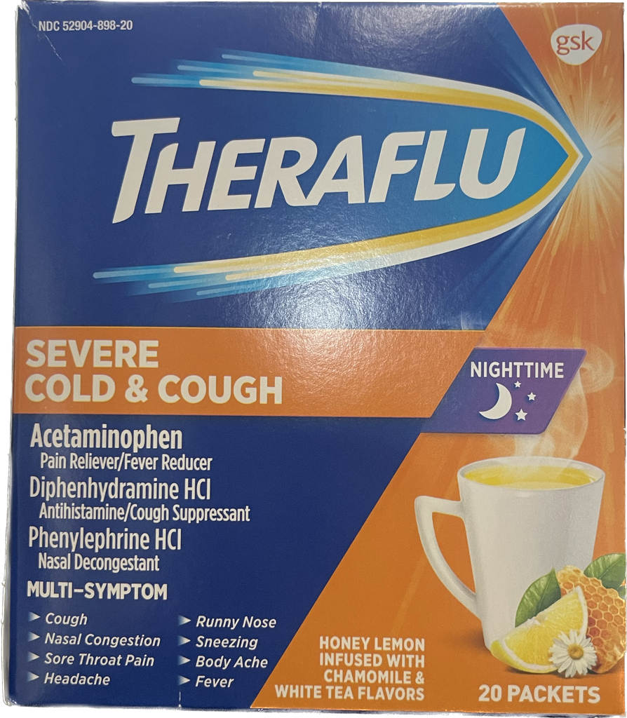 THERAFLU NIGHT-TIME 20PK /20 exp 12/26