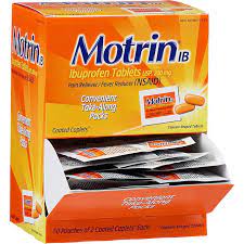 MOTRIN DISP BOX 25-PK x 2's /20 exp 1/27