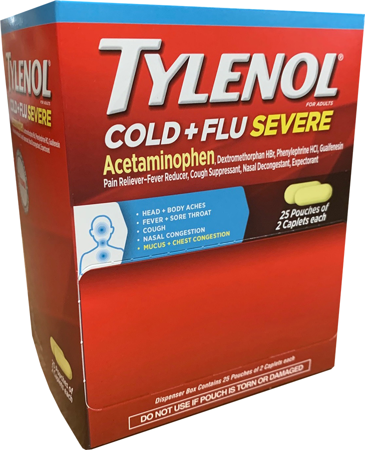 TYLENOL COLD BOX 25-PK x 2'S /20 exp 1/26