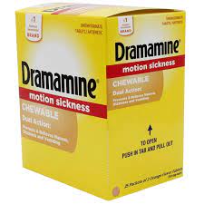 DRAMAMINE BOX 25-PK x 2's /20