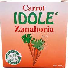 IDOLE CARROT SOAP 3.5oz - 100gm /144 Exp 7/29