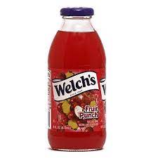 WELCHS FRUIT PUNCH JUICE12/16oz