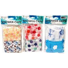 SHOWER CAP 3-PK