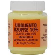 SULFUR OINTMENT/ UNGUENTO AZUFRE 2oz