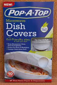 POP A TOP MICROWAVE DISH COVER