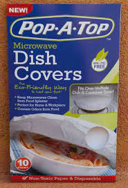 POP A TOP MICROWAVE DISHES COVER