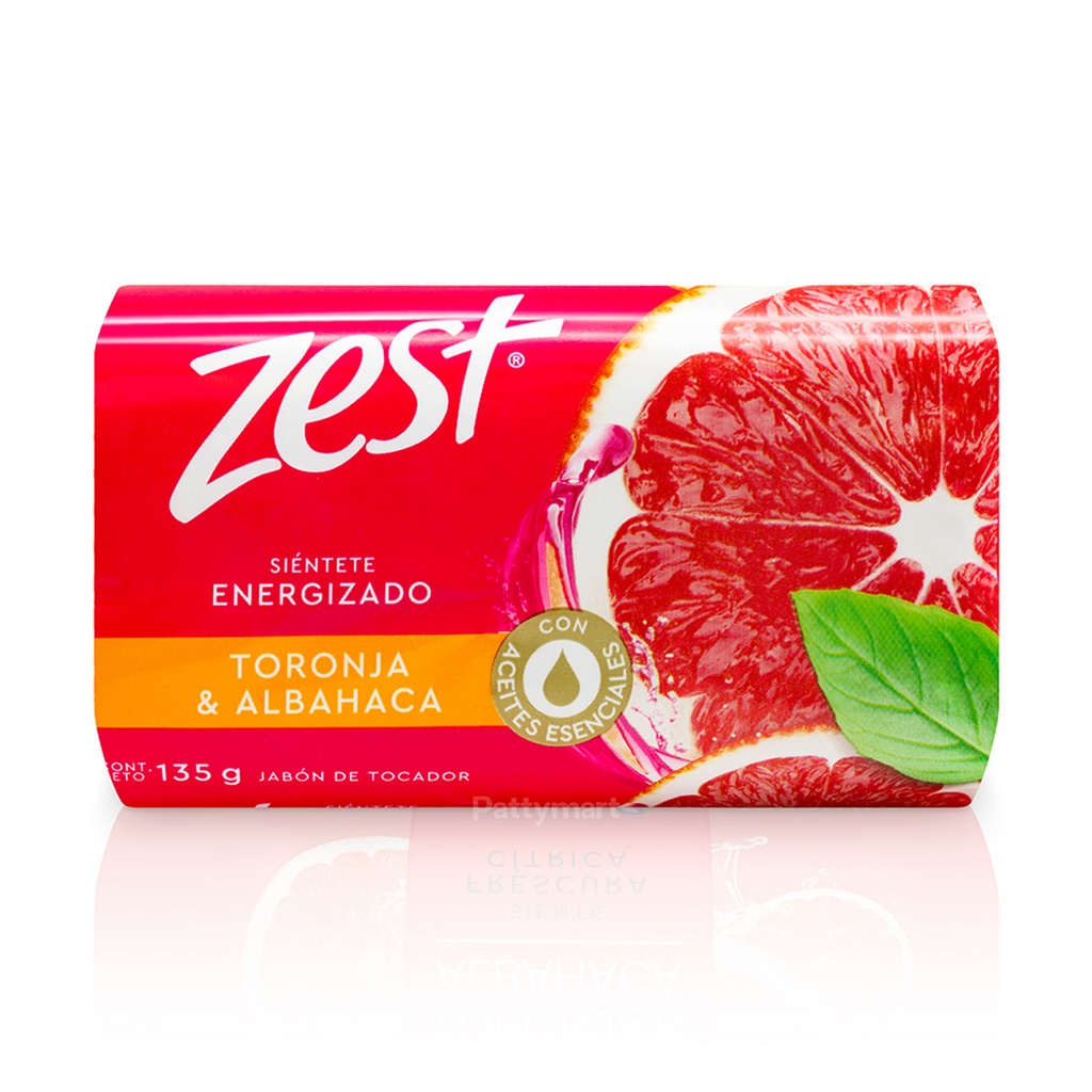 ZEST SOAP TORONJA Y ALBHACA 130g/72