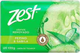 ZEST SOAP SABILA & PEPINO 135gm /72