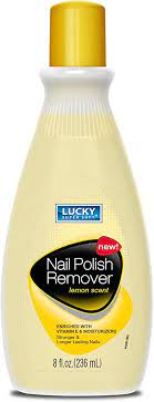 LUCKY NAIL POLISH REMOVER LEMON 6oz/12