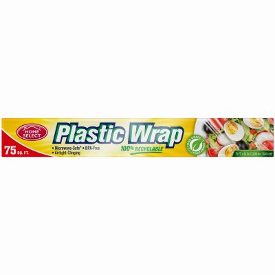 HOME SELECT PLASTIC WRAP 100 Sq. ft. /12