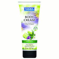 LUCKY BODY CREAM ALOE VERA  6oz /12