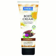 LUCKY BODY CREAM COCOA BUTTER 6oz /12