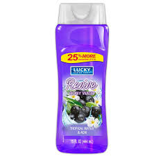 LUCKY BODY WASH TROPICAL WATER ACAI 12oz /12