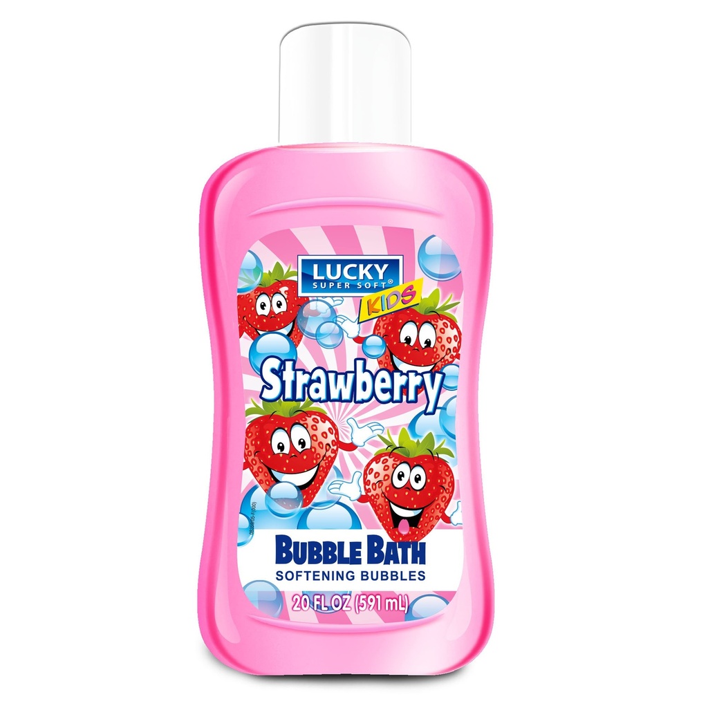 LUCKY BUBBLE BATH KIDS Strawberry 20oz /12