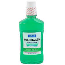 LUCKY MOUTHWASH WINTER GREEN 16.9oz/12