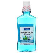 LUCKY MOUTHWASH FRESH MINT 16.9oz/12