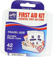 LUCKY FIRST AID KIT 42pcs TRAVEL SIZE /24