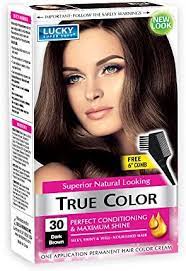 LUCKY HAIR COLOR #30 DRK BROWN /12