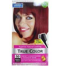 LUCKY HAIR COLOR #50 MED.AUBURN/12