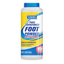 LUCKY FOOT POWDER CORNSTARCH 5oz /12 exp 12/25