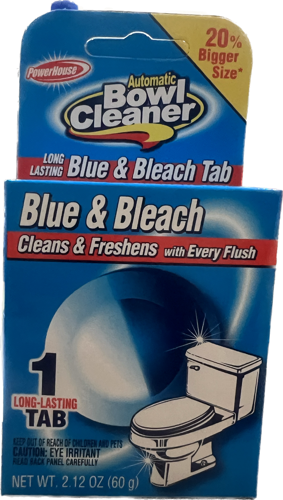 POWER TOILET 1 TABLET BLUE & BLEACH 12PK