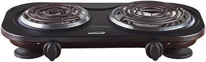 BRENTWOOD ELECTRIC DOUBLE BURNER TS-361BK/4