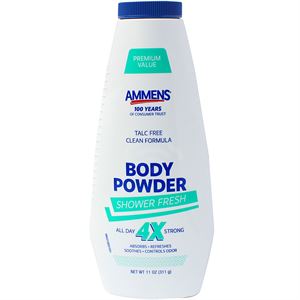 AMMENS POWDER SHOWER FRESH 11oz /6