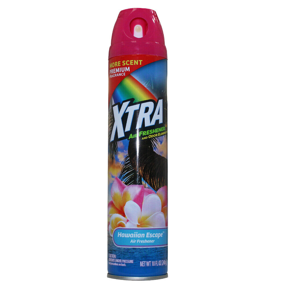 XTRA  AIR FRESHENER HAWAIIAN ESCAPE 10oz /12