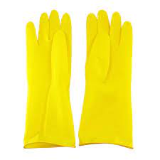 XTRA LATEX GLOVES YELLOW SMALL 12-PK /12