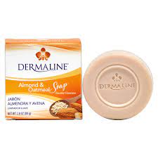 DERMALINE SOAP ALMOND & OATMEAL  80g / 24