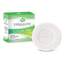 DERMALINE SOAP Sensitive & VIT E 80g /24 exp 4/28