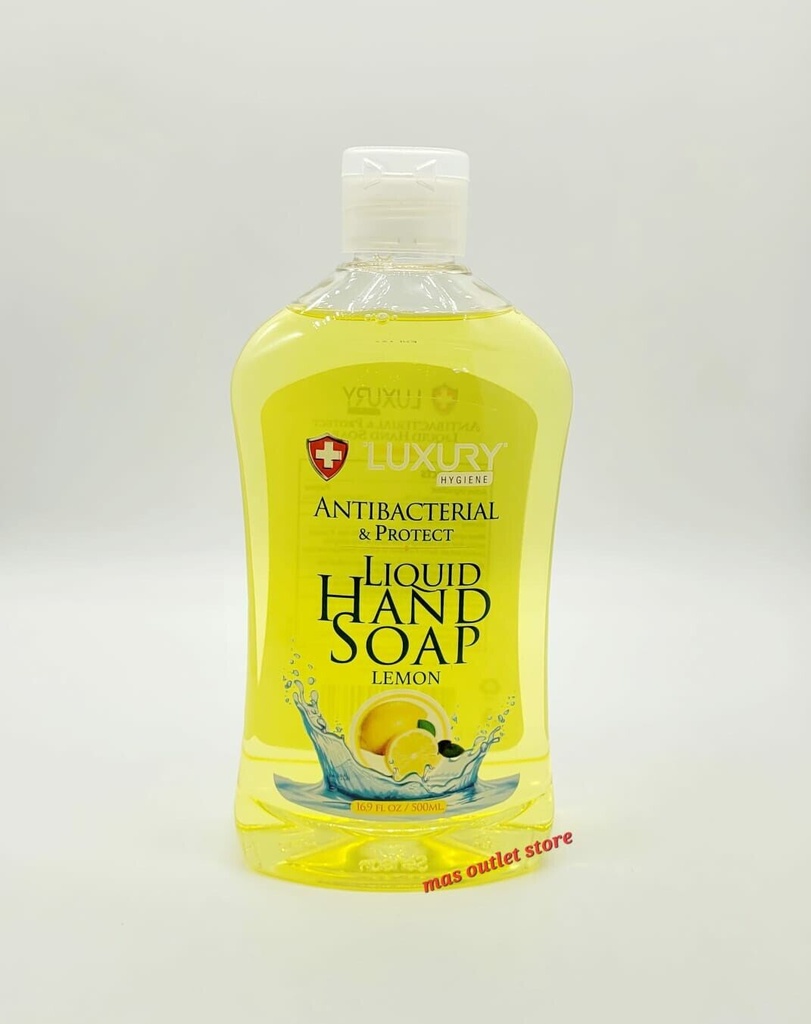 LUXURY LIQUID HAND SOAP LEMON 16.9oz /12