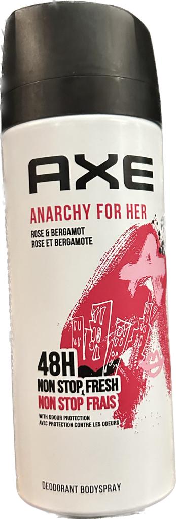 AXE DEOD SPRAY ANARCHY FOR HER 150ml /6