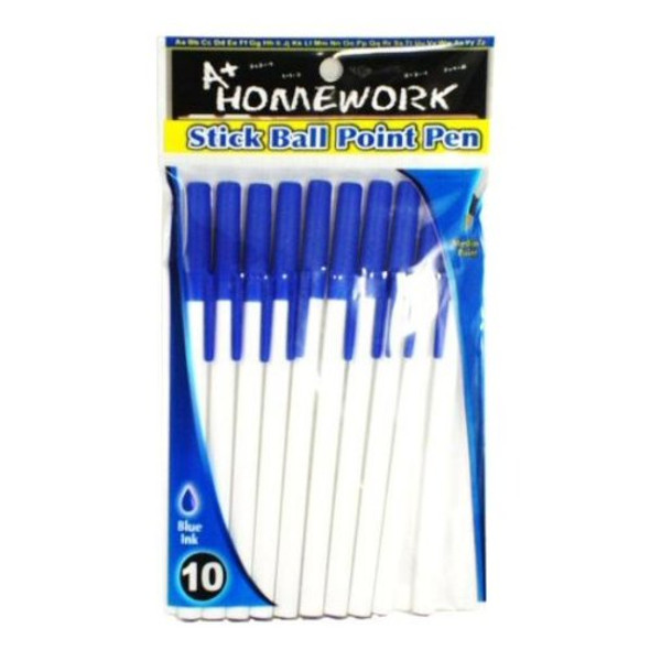 PENS BLUE 10-PK (UC1878) /48