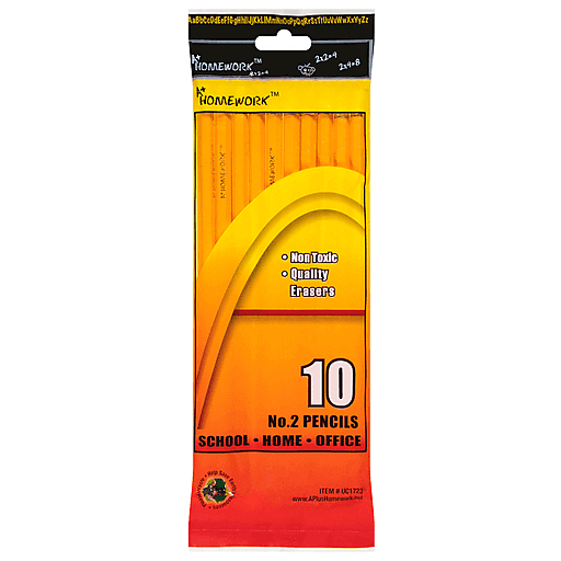 PENCILS No.2 Hang Bag 10-PK /48  UC1723