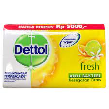 DETTOL SOAP FRESH/YELLOW 100gm /144