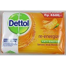 DETTOL SOAP RE-ENERGIZE  ORANGE 100gm /144