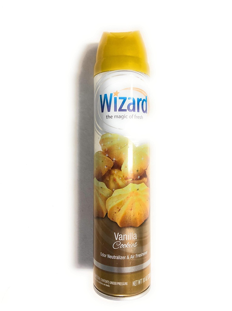 WIZARD AIR Freshener Spray Vanilla Cookies 10oz /12