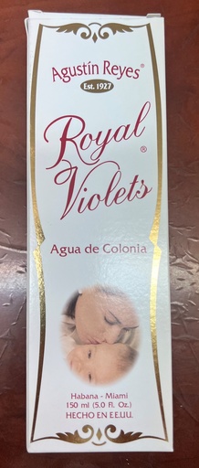 [036599001050] ROYAL VIOLETS Agua De Colonia 5oz /12